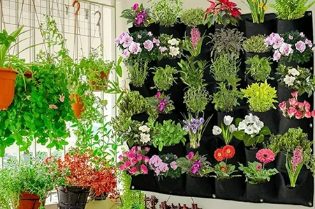 hanging fabric grow bag