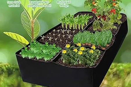 square breathable grow bags