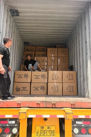 Planting bag loading