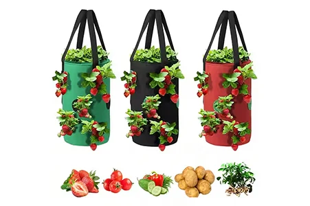 vertical hanging grow bags